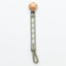 Load image into Gallery viewer, Calla and Friends Silicone Non-Toxic Nash Everything Pacifier Clip - Bolt
