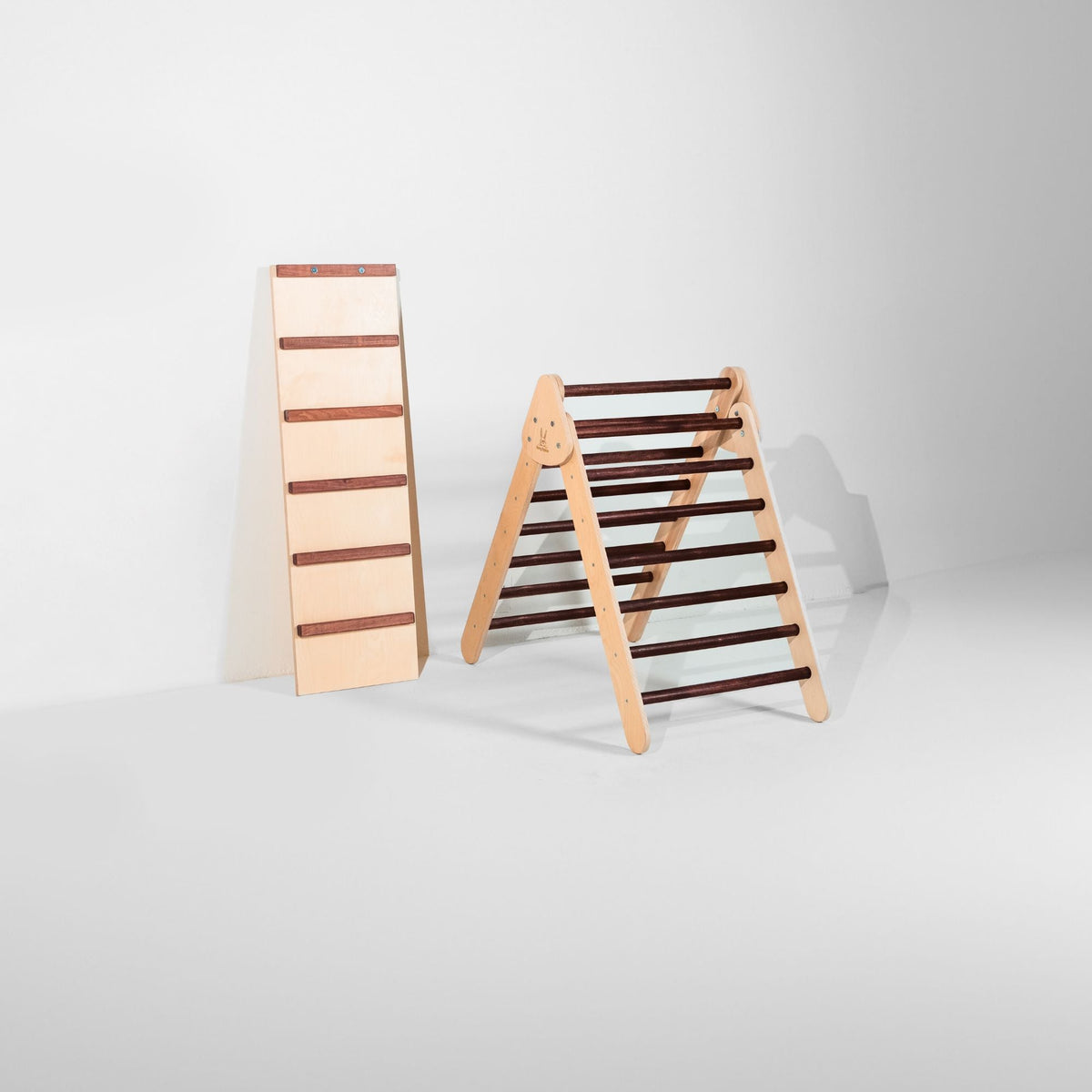 Bunny Hopkins Classic Climber Playset – Original Pikler Triangle with Reversible Ramp, Made in the USA