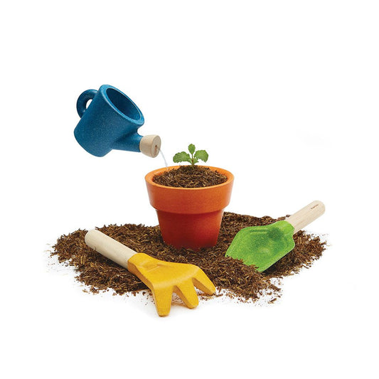 PlanToys Sustainable Non-Toxic Kids' Gardening Set