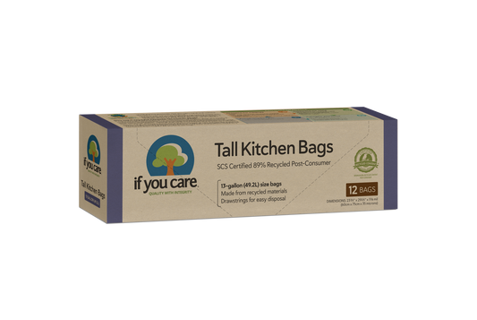 13-Gallon Recycled Tall Kitchen Trash Bags