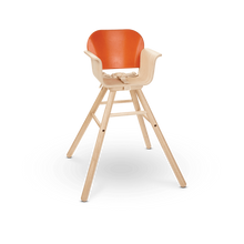 Load image into Gallery viewer, PlanToys Eco-Friendly Wooden High Chair - Orange
