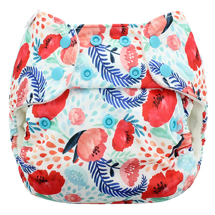 One Size Pocket Cloth Diaper – Adjustable 10–35 lb, Inserts Not Included