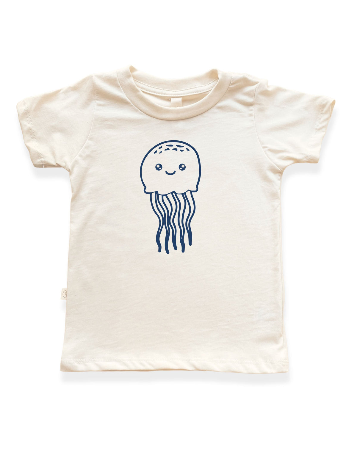Jellyfish Organic Cotton Kids T-Shirt – Short Sleeve, 2T–6Y