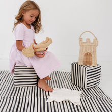 Load image into Gallery viewer, Bold Stripe Vegan Leather Mat
