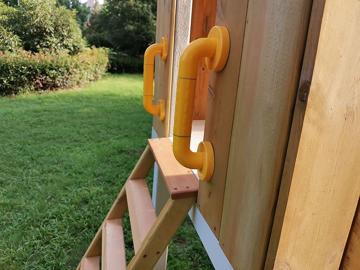 Avenlur Forest: Modern Eco-Friendly Non-Toxic Backyard Wooden Swing Set with Slide, Fort & Rock Wall for Up to 7 Kids