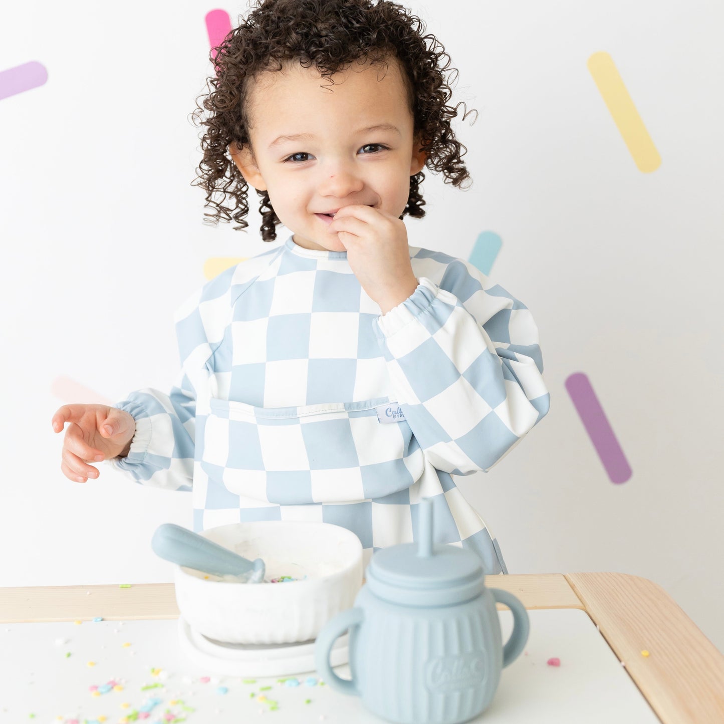 Calla and Friends Boston Bowl | 100% Food-Grade Silicone Suction Bowl with Lid | BPA-Free Toddler Bowl