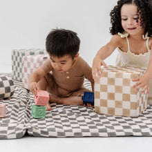 Load image into Gallery viewer, Checker Toffee Play Cube
