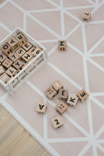 Load image into Gallery viewer, Wooden Math Blocks in Black - Wood
