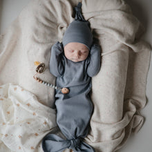 Load image into Gallery viewer, Mushie Organic Cotton Ribbed Baby Beanie
