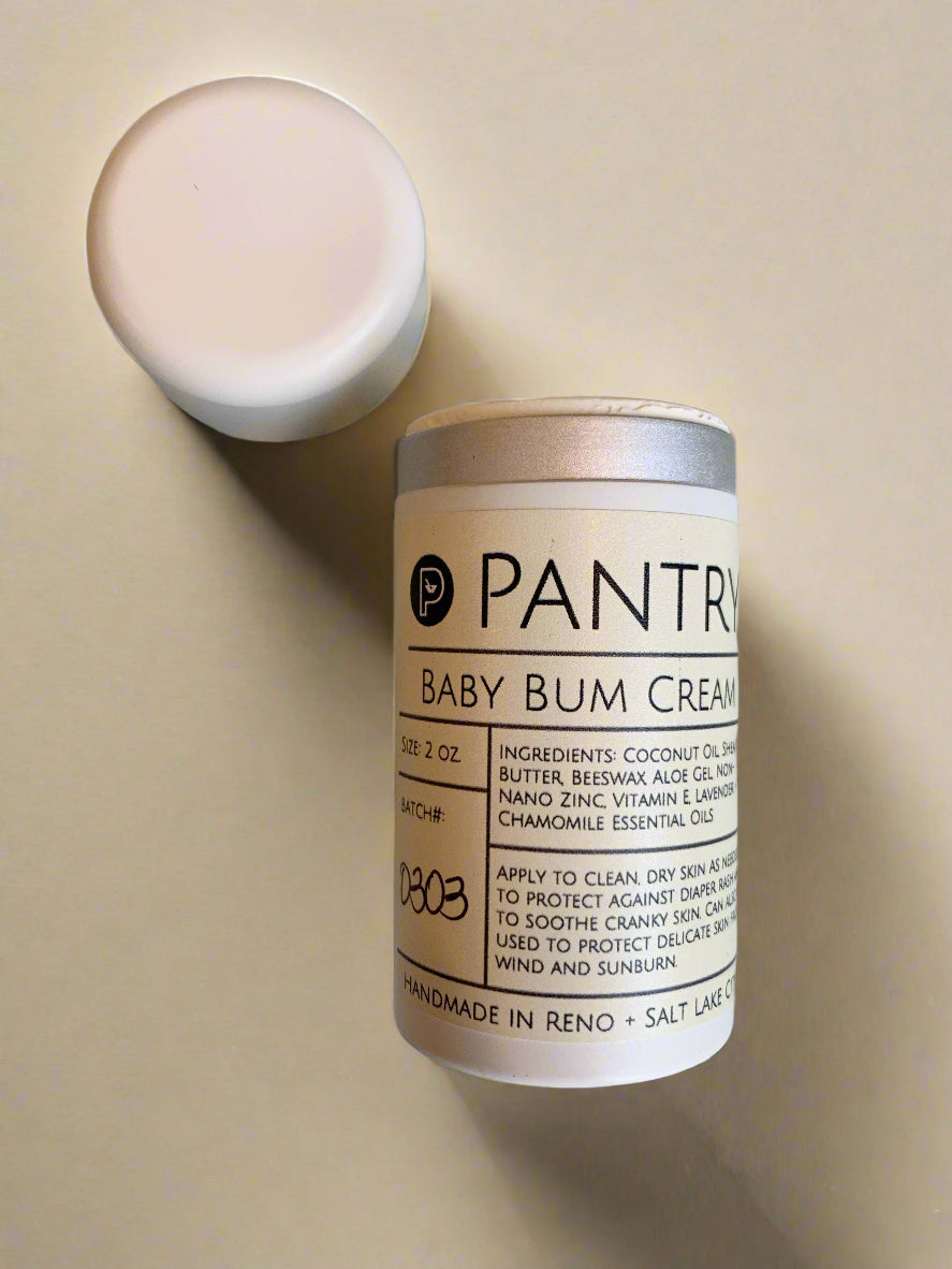 PANTRY Non-Toxic Baby Bum Cream - Natural Diaper Rash + Windburn Balm