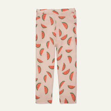 Load image into Gallery viewer, Watermelon Slices Linen Kid Pants - Misty Rose
