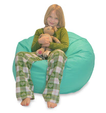 Load image into Gallery viewer, Bean Bag Chair Child Kid&#39;s size ComfyBean - Marine Grade Premium Boat Vinyl, Weather Resistant
