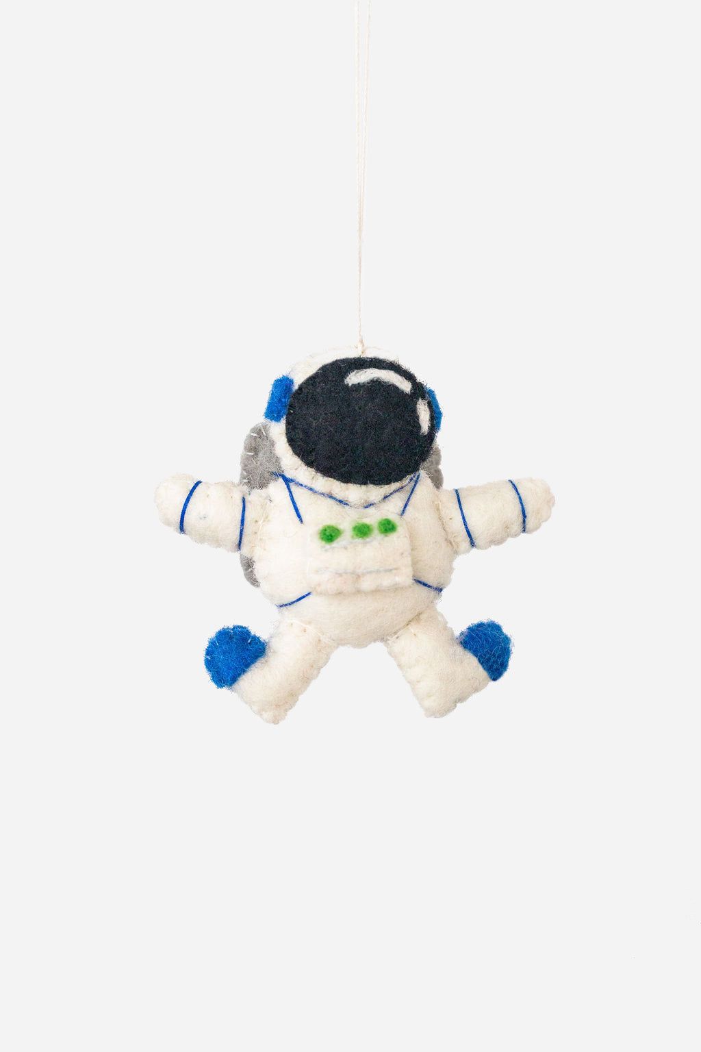 Astronaut Ornament – Handmade Wool Felt Holiday Decor
