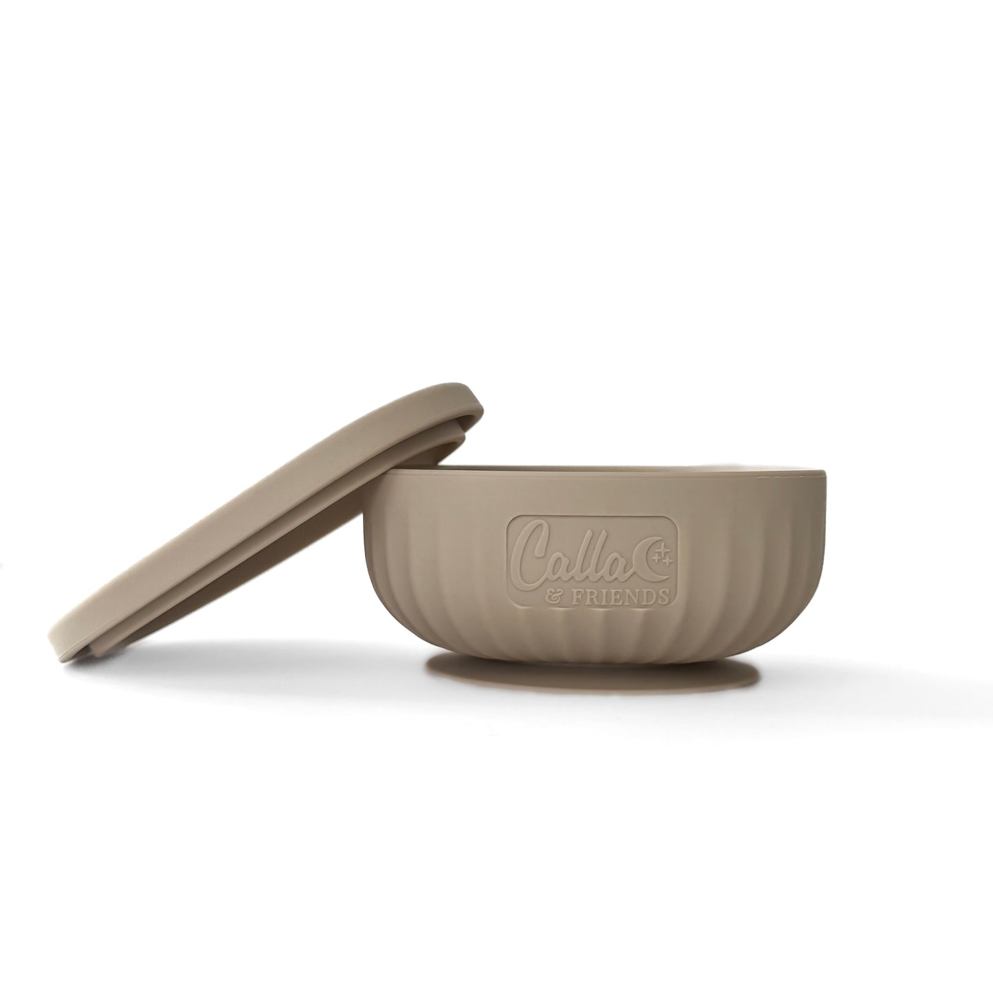 Calla and Friends Boston Bowl | 100% Food-Grade Silicone Suction Bowl with Lid | BPA-Free Toddler Bowl