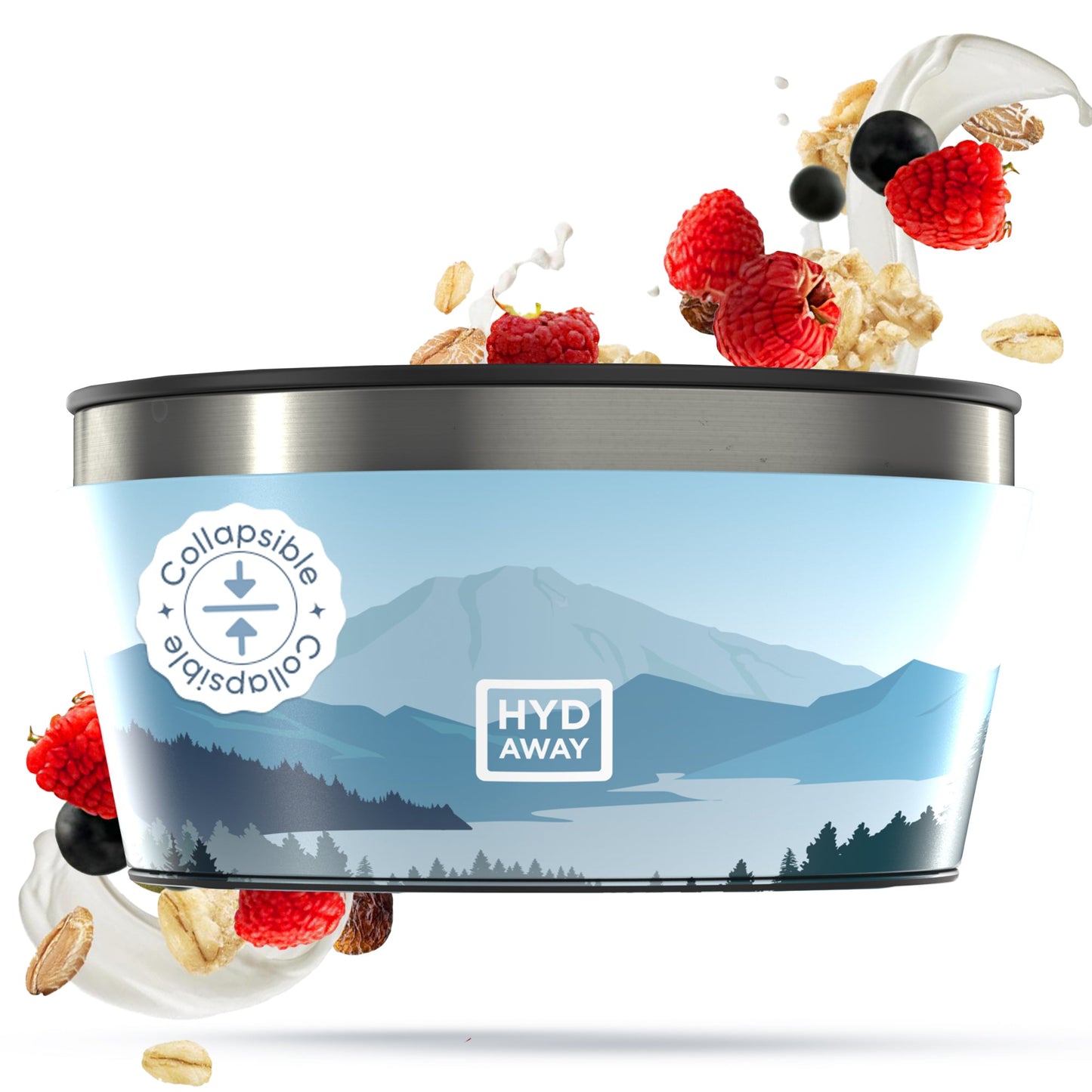 HYDAWAY Collapsible Insulated Silicone Bowl | 1-Quart