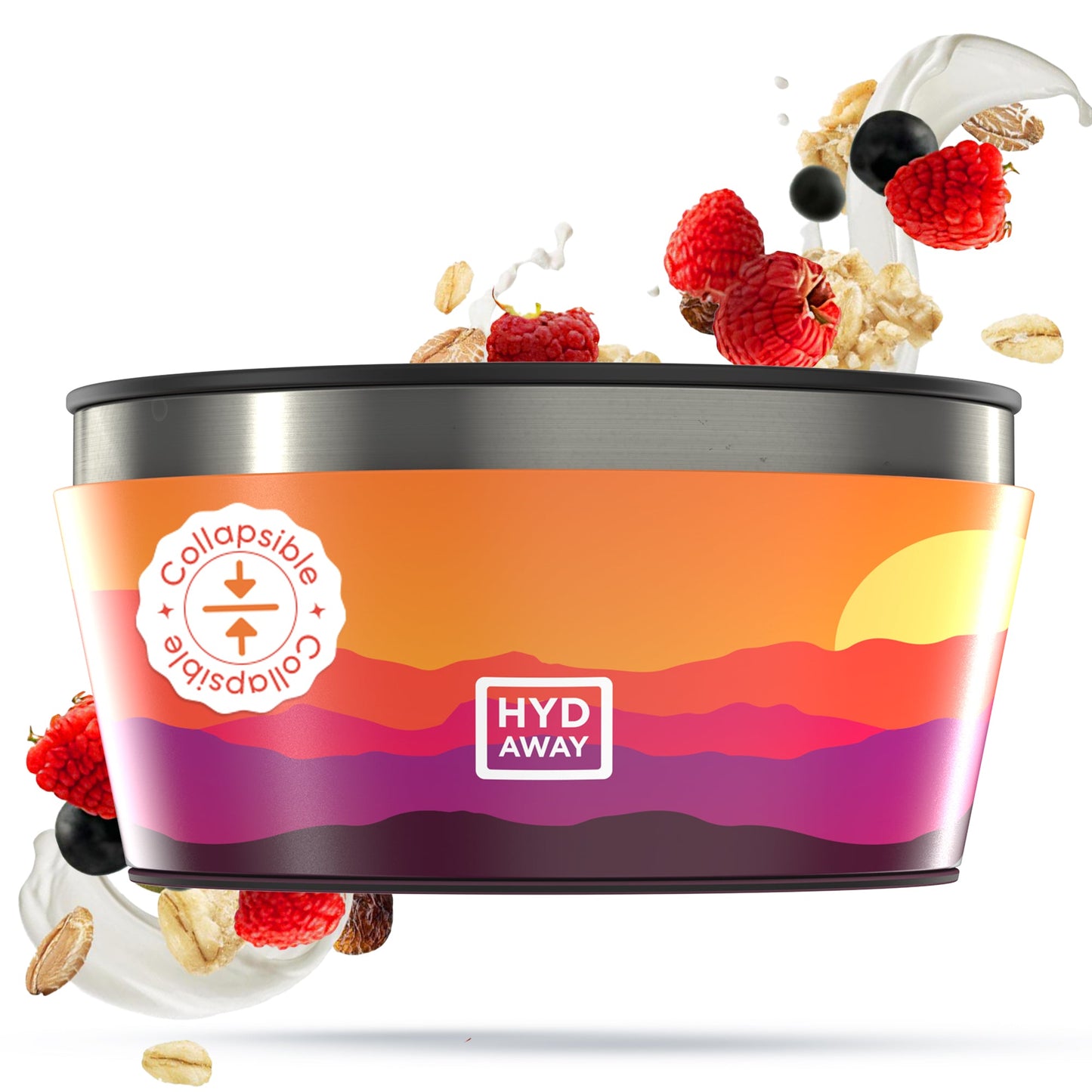 HYDAWAY Collapsible Insulated Silicone Bowl | 1-Quart