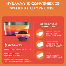 Load image into Gallery viewer, HYDAWAY Collapsible Insulated Silicone Bowl | 1-Quart
