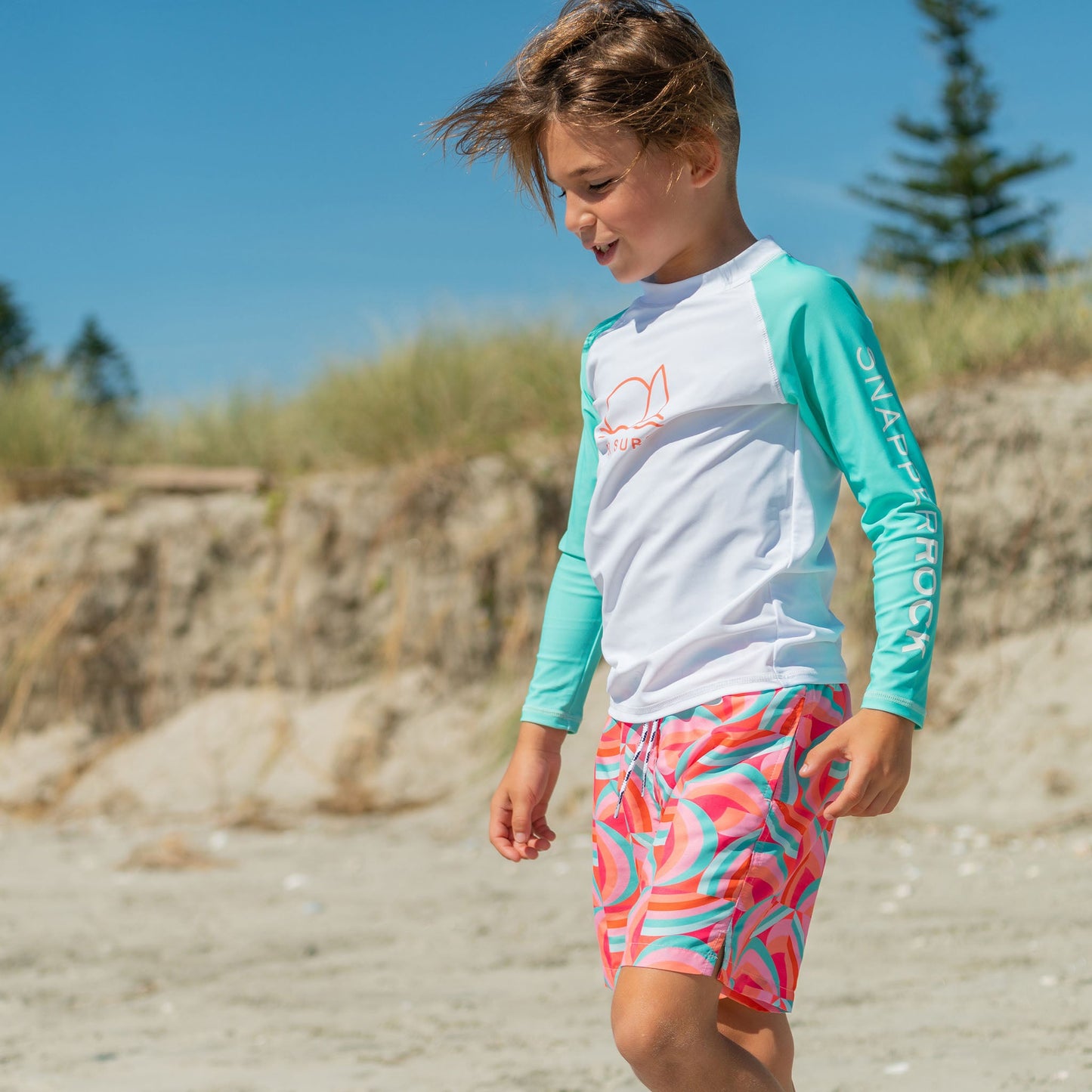 Geo Surf Sustainable LS Rash Top