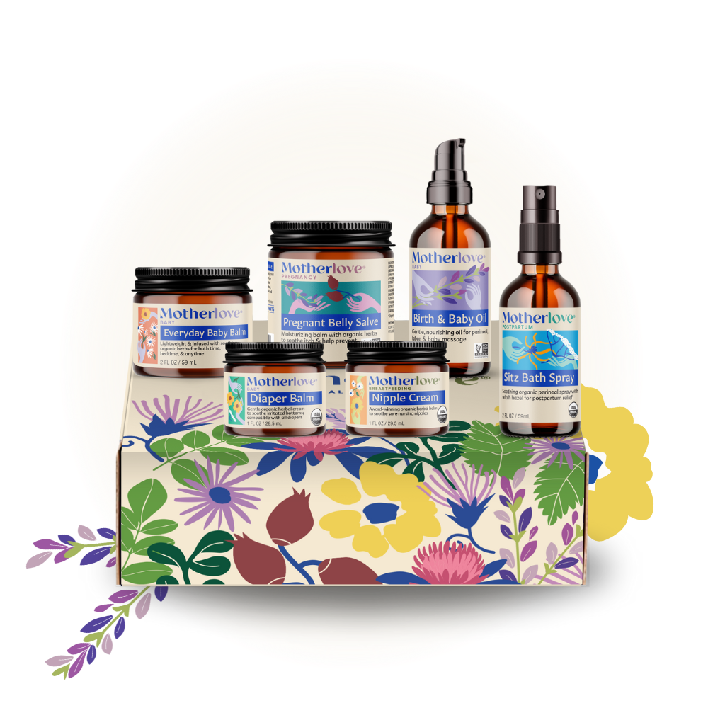 Motherlove Bump to Baby Box - Complete Organic Maternity & Newborn Care Collection