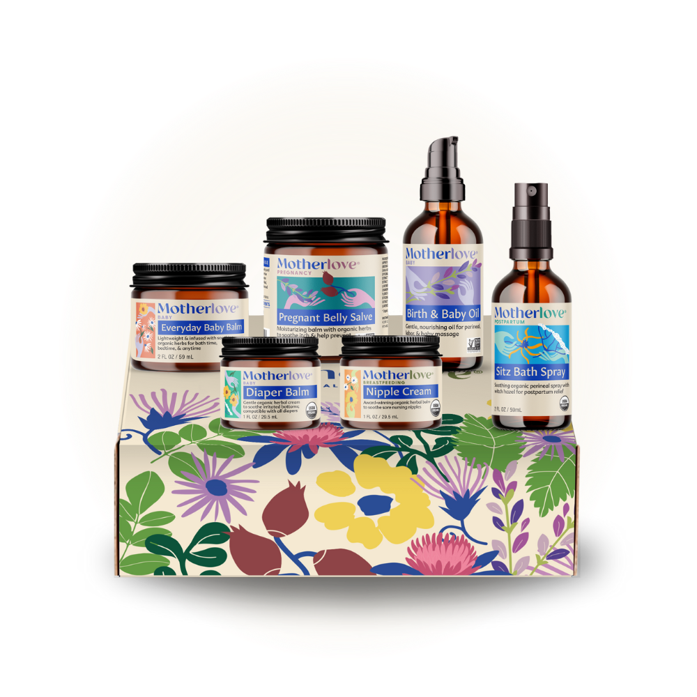 Motherlove Bump to Baby Box - Complete Organic Maternity & Newborn Care Collection