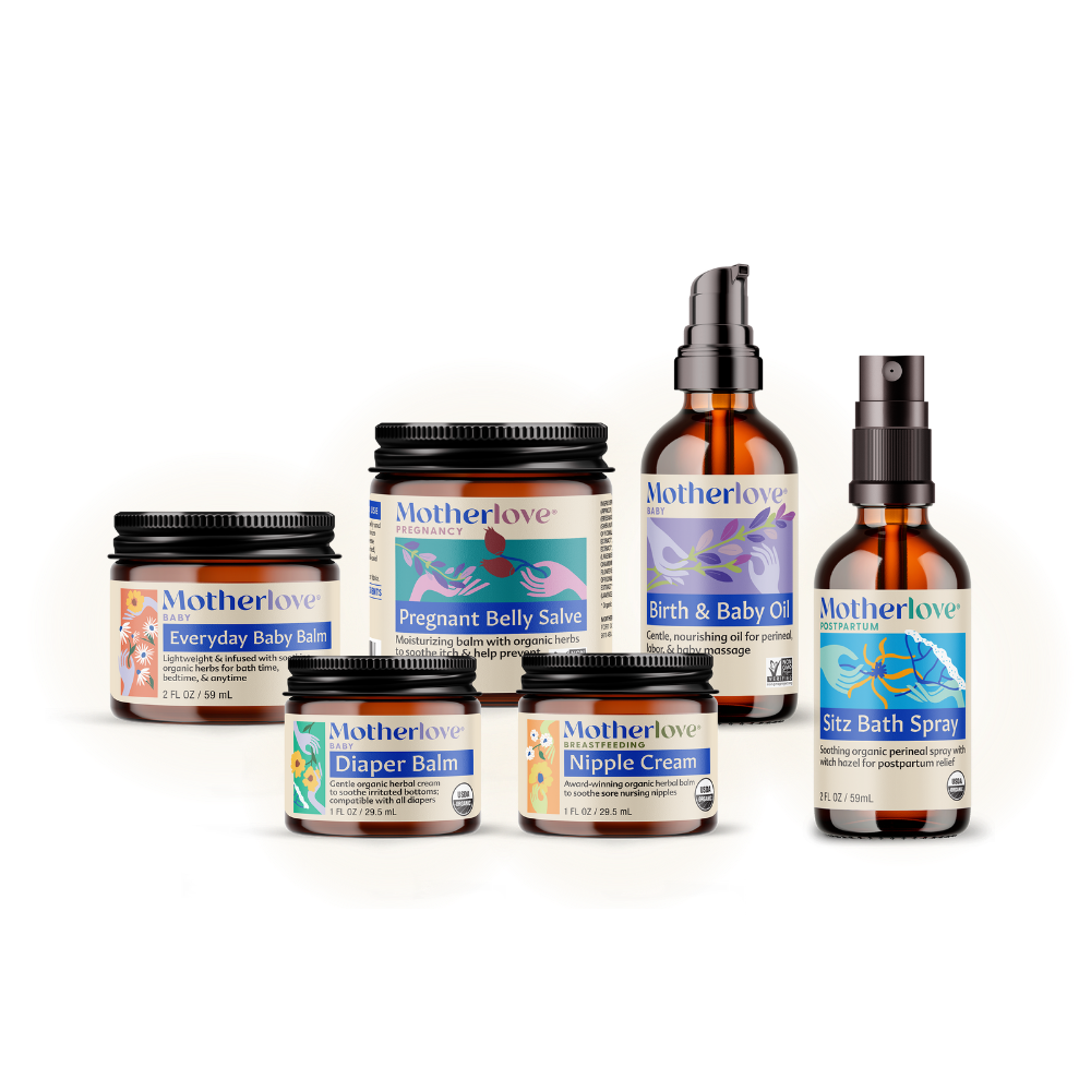 Motherlove Bump to Baby Box - Complete Organic Maternity & Newborn Care Collection