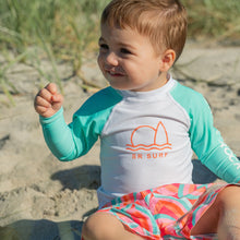 Load image into Gallery viewer, Geo Melon Sustainable LS Baby Set
