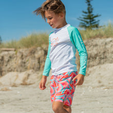 Load image into Gallery viewer, Geo Melon Sustainable Swim Short
