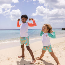 Load image into Gallery viewer, Coastal Shells Sustainable Swim Short
