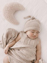 Load image into Gallery viewer, Luna + Luca Organic Cotton Knotted Hat - Heather Beige
