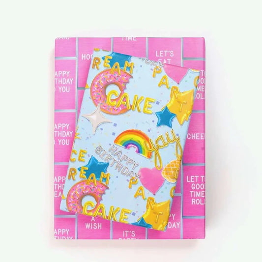 Double-Sided Eco Wrapping Paper | Recycled & Compostable Gift Wrap Made in USA