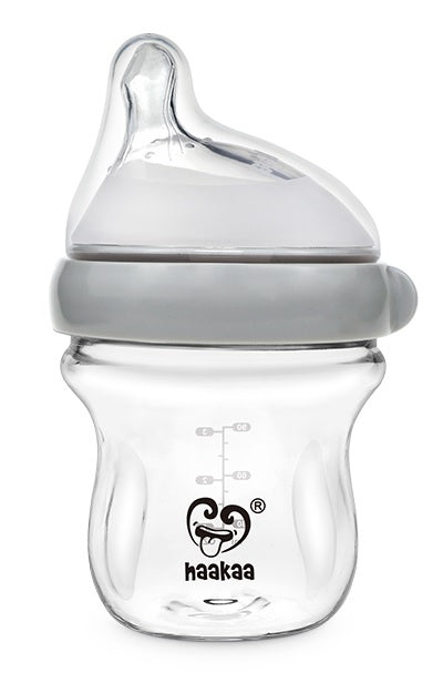 Haakaa Gen. 3 Non-Toxic and Eco-Friendly Glass Baby Bottle 3oz