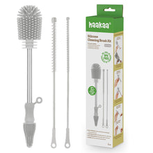 Load image into Gallery viewer, Haakaa Silicone Cleaning Brush Kit
