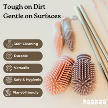 Load image into Gallery viewer, Haakaa Double-Ended Silicone Brush 1 PK
