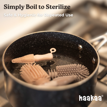 Load image into Gallery viewer, Haakaa Silicone Cleaning Brush Kit

