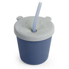 Load image into Gallery viewer, Haakaa Jolly Hippo Silicone Sippy Cup 1 pk
