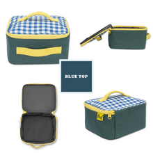 Load image into Gallery viewer, Fluf Stay Cool Insulated Lunch Bag -  Organic Cotton with RPET Felt Lining
