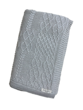 Load image into Gallery viewer, Luna + Luca Mixed Knit Baby Blanket - Natural
