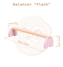 Load image into Gallery viewer, Wood and Hearts Sustainable Wooden Balance Beam Set
