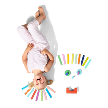 Load image into Gallery viewer, The Block Set - Award-Winning Sustainable and Non-Toxic 70-Piece Solid Wood Building System for Toddlers and Preschoolers by Lovevery

