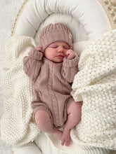 Load image into Gallery viewer, Luca + Luna Organic Cotton Chunky Knit Beanie | Dusty Petal
