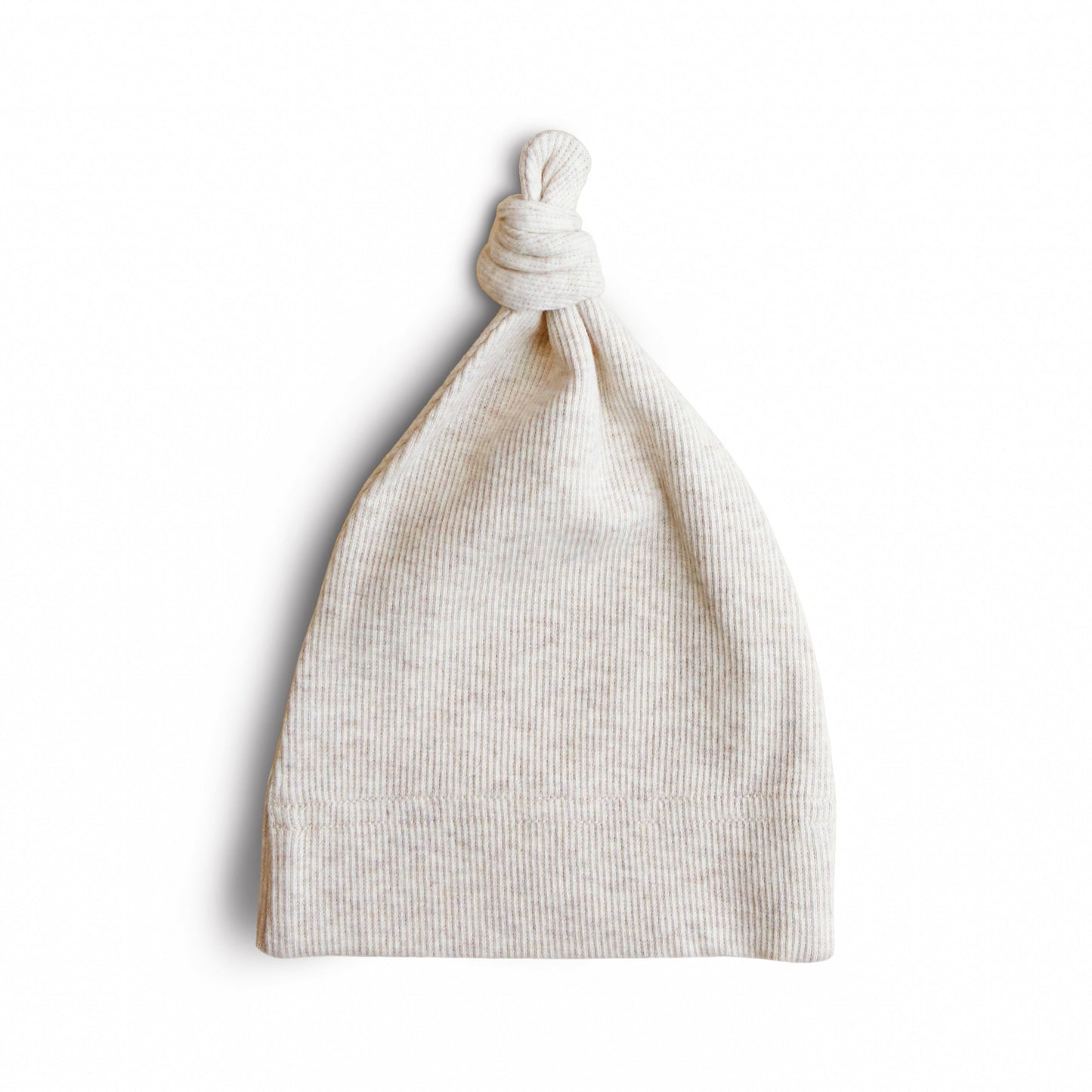 Mushie Organic Cotton Ribbed Baby Beanie