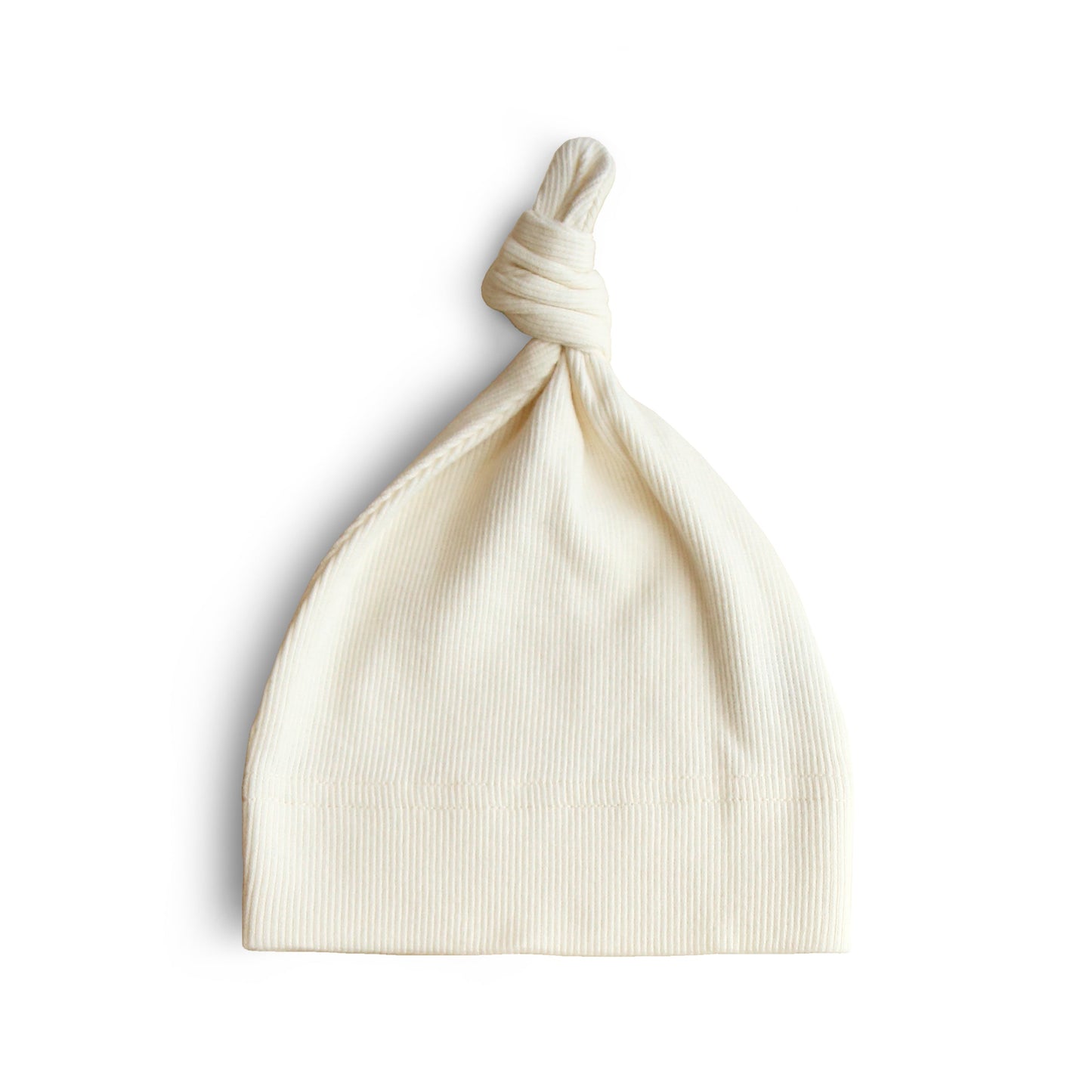 Mushie Organic Cotton Ribbed Baby Beanie