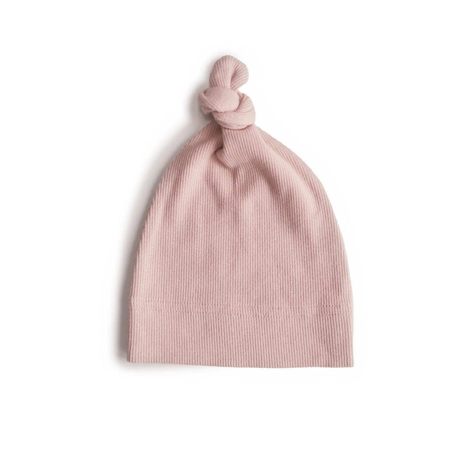 Mushie Organic Cotton Ribbed Baby Beanie