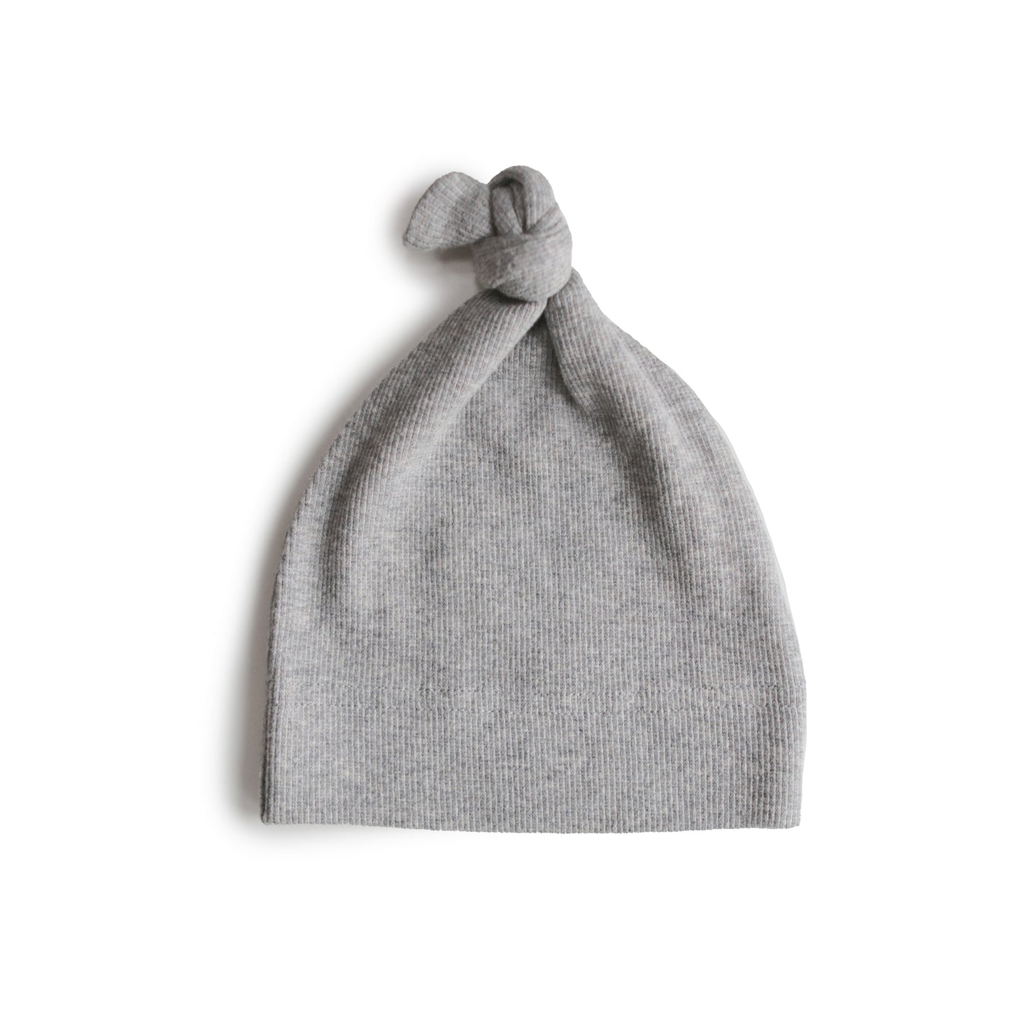 Mushie Organic Cotton Ribbed Baby Beanie