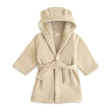 Load image into Gallery viewer, Mushie Organic Cotton Bear Bath Robe for Toddlers and Little Kids
