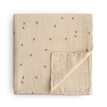 Load image into Gallery viewer, Mushie Organic Cotton Muslin Swaddle Blanket
