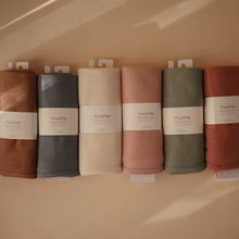 Load image into Gallery viewer, Mushie Organic Cotton Ribbed Baby Blanket
