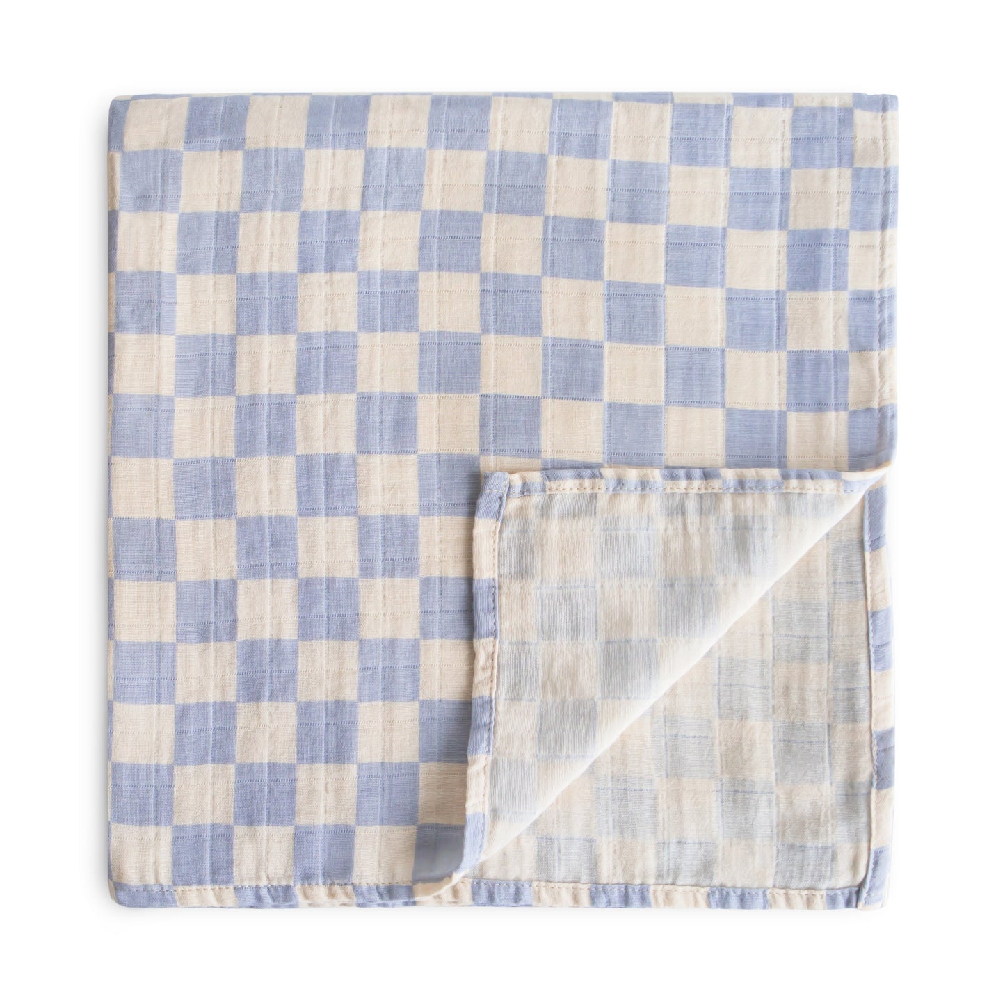 Mushie Organic Cotton Muslin Swaddle Blanket