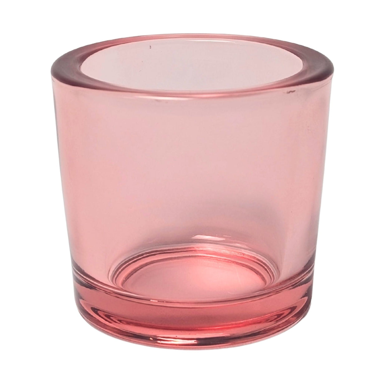 Bluecorn Heavy Glass Votive Candle Holders – 50% Recycled Glass, Single or Case of 12
