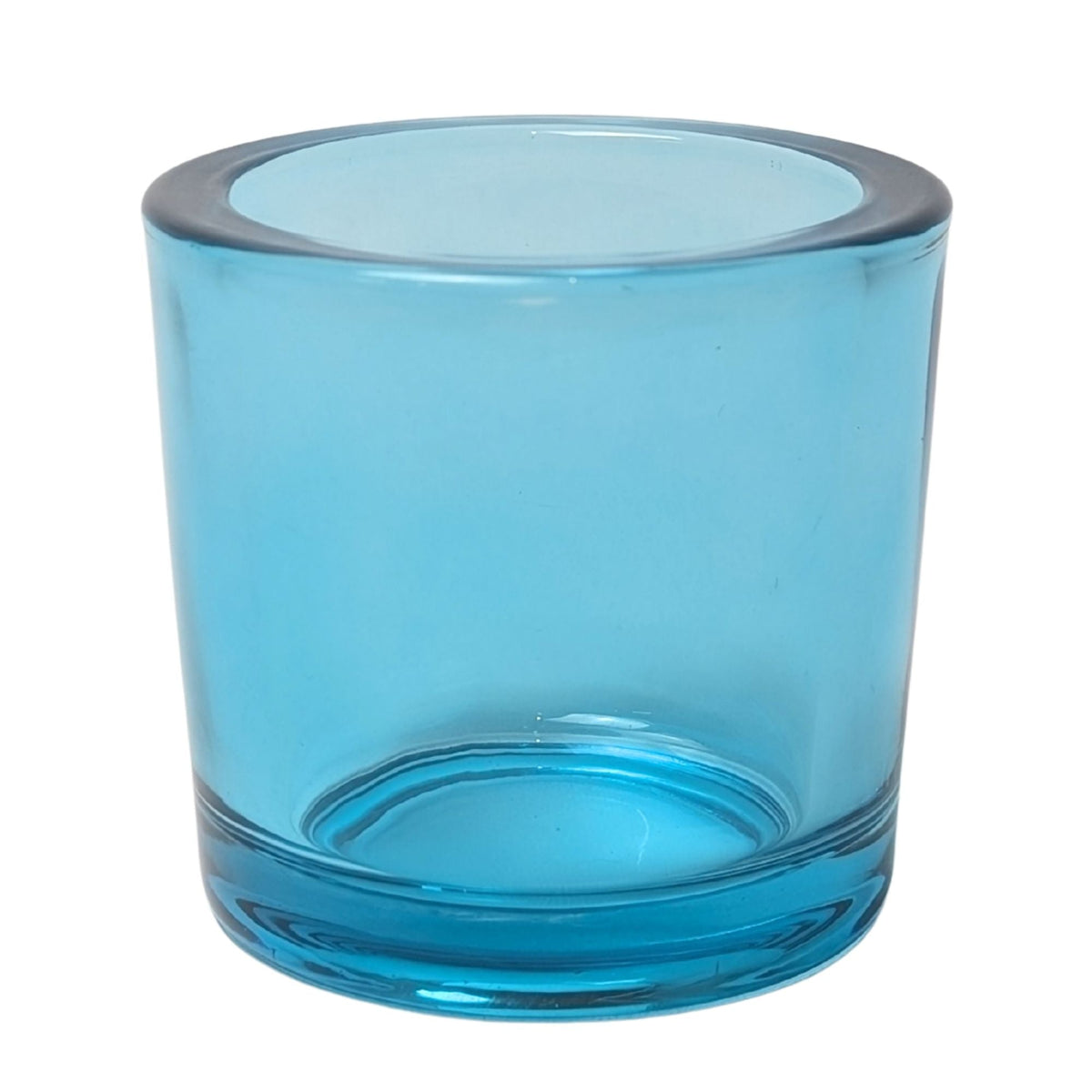 Bluecorn Heavy Glass Votive Candle Holders – 50% Recycled Glass, Single or Case of 12